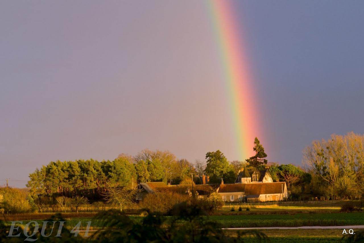 Un arc-en-ciel dans le Loir-et-Cher