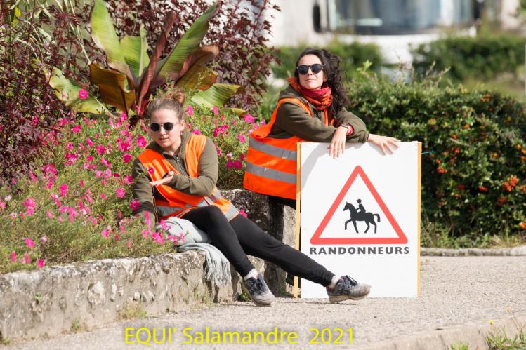 EquiSalamandre 2021, randonneurs