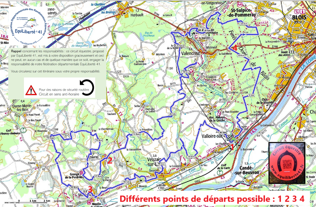 Carte de la Vallée de la Cisse